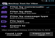 Backup Text for Viber Bureautique
