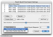 Pooch QuickTime Exporter Multimédia