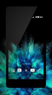 XBlack - Teal Theme for Xperia