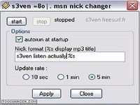 MSN Nick Changer MSN Nick Changer