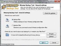 Winamp Backup Tool Winamp Backup Tool