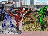 Futuristic Robot Fighting Futuristic Robot Fighting