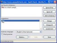 ASP Spell Check ASP Spell Check
