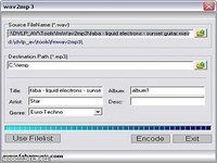WAV 2 MP3 encoder WAV 2 MP3 encoder
