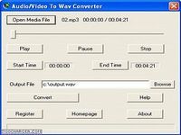 Audio/Video To WAV Converter Audio/Video To WAV Converter
