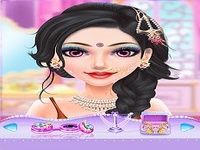Indian Doll Bride Wedding Girl Makeup and Dressup Indian Doll Bride Wedding Girl Makeup and Dressup