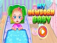 Newborn jeux de filles de bébé Newborn jeux de filles de bébé