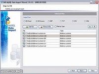 MySQL Data Import MySQL Data Import