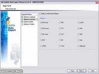 MySQL Data Export MySQL Data Export