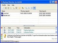 MySQL Backup Watcher MySQL Backup Watcher