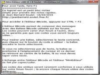 Mini-Editeur Mini-Editeur