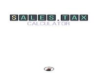 Sales Tax Calculator