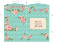 Pochette carte cadeau rose Pochette carte cadeau rose