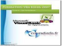 Cours VBA Excel 2007 Cours VBA Excel 2007