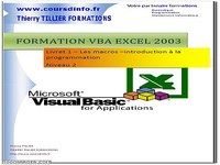 VBA Excel 2003 VBA Excel 2003
