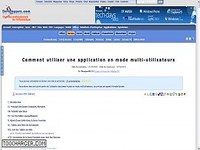 Comment utiliser une application en mode multi-utilisateurs Comment utiliser une application en mode multi-utilisateurs