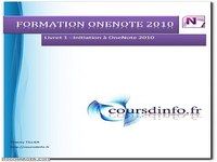 Cours OneNote 2010 Cours OneNote 2010