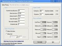 Option Pricing Calculator Option Pricing Calculator