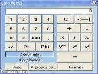 Calculatrice CalcCF Calculatrice CalcCF