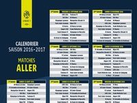 Calendrier Ligue 1 2016-2017 Calendrier Ligue 1 2016-2017