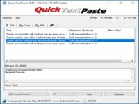 QuickTextPaste QuickTextPaste
