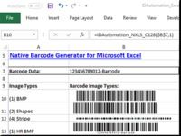 Excel Linear Barcode Generator Excel Linear Barcode Generator