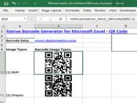 Excel QR Code Barcode Generator Excel QR Code Barcode Generator