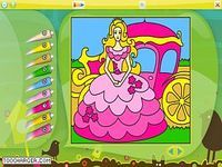 Color by Numbers - Princesses Color by Numbers - Princesses
