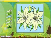 Color by Numbers - Flowers Color by Numbers - Flowers