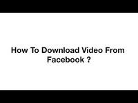 Video Downloader pour Facebook Video Downloader pour Facebook