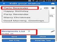Greetings Scheduler & Sender Greetings Scheduler & Sender