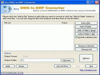 Any DWG to DWF Converter Any DWG to DWF Converter