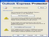Outlook Express Protector Outlook Express Protector