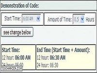 CF Time Span Calculation CF Time Span Calculation