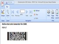 SSRS PDF417 Barcode Generator SSRS PDF417 Barcode Generator