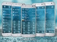 Dialer Bubble Rain Theme Dialer Bubble Rain Theme