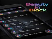 (FREE) GO SMS BEAUTY IN BLACK THEME (FREE) GO SMS BEAUTY IN BLACK THEME