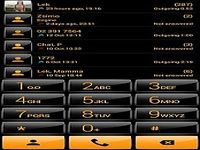 Dialer theme G Black Orange Dialer theme G Black Orange