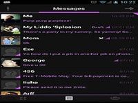 Go SMS Theme Holo Purple ICS Go SMS Theme Holo Purple ICS