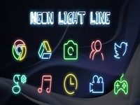 Neon Light Line - Solo Launcher Theme Neon Light Line - Solo Launcher Theme