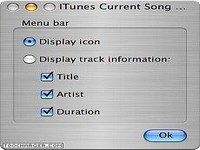 ITunes Current Song Menu ITunes Current Song Menu
