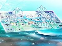 Gouttelettes d'eau en verre Thème pour clavier Gouttelettes d'eau en verre Thème pour clavier