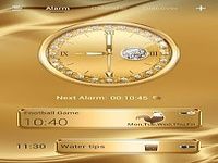 Gold Go Clock Theme Gold Go Clock Theme