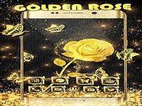 Golden Rose 3D Go Launcher Theme Golden Rose 3D Go Launcher Theme