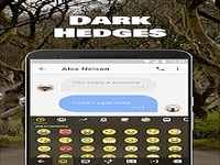 Dark Hedges Emoji Keyboard Theme for GOT Dark Hedges Emoji Keyboard Theme for GOT