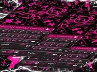 Emo Pink Keyboard Theme Emo Pink Keyboard Theme