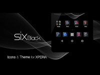 Six Black Theme + Icons Six Black Theme + Icons