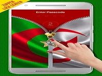 Algeria Flag Zipper LockScreen Algeria Flag Zipper LockScreen