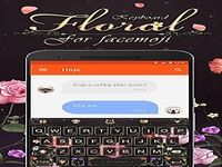 Floral Keyboard Theme-Facemoji Floral Keyboard Theme-Facemoji