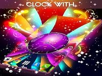 Horloge avec des papillons Horloge avec des papillons